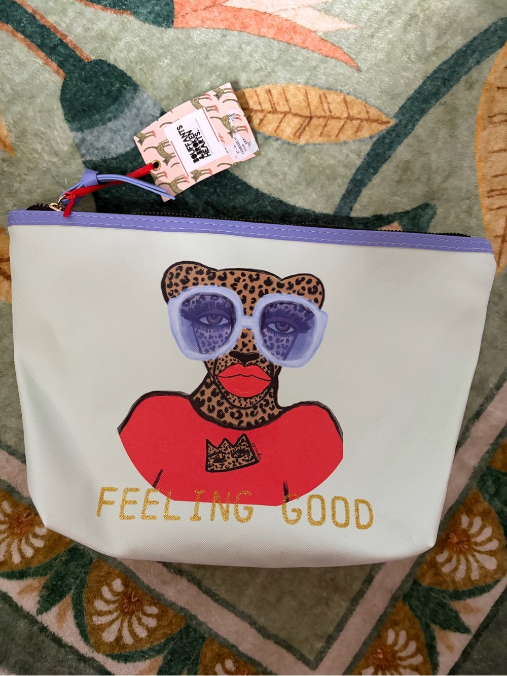 Bouffants and Broken Hearts makeup pouch